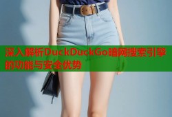 深入解析DuckDuckGo暗网搜索引擎的功能与安全优势