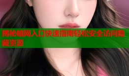 揭秘暗网入口快速指南轻松安全访问隐藏资源