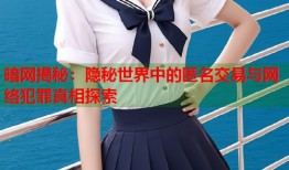 暗网揭秘：隐秘世界中的匿名交易与网络犯罪真相探索