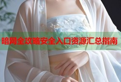 暗网全攻略安全入口资源汇总指南