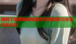暗网下载揭秘网络黑市资源获取与安全风险分析