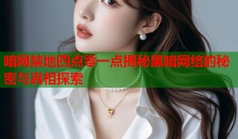 暗网禁地四点零一点揭秘黑暗网络的秘密与真相探索