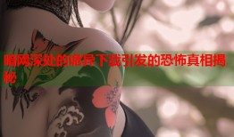 暗网深处的诡异下载引发的恐怖真相揭秘
