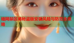 暗网禁区揭秘盗版安装风险与防范全攻略