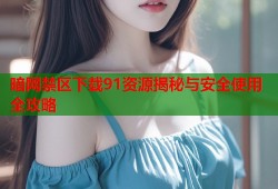 暗网禁区下载91资源揭秘与安全使用全攻略