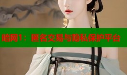 暗网1：匿名交易与隐私保护平台