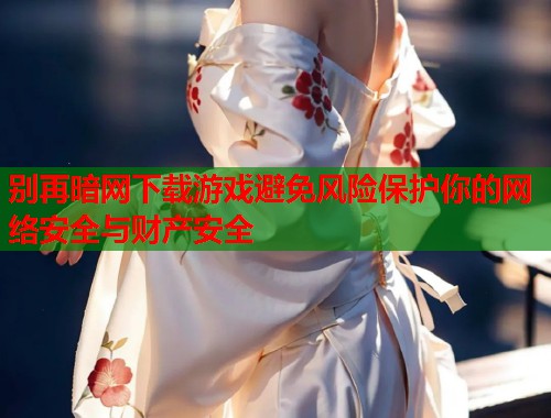 别再暗网下载游戏避免风险保护你的网络安全与财产安全