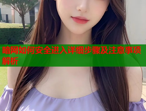 暗网如何安全进入详细步骤及注意事项解析