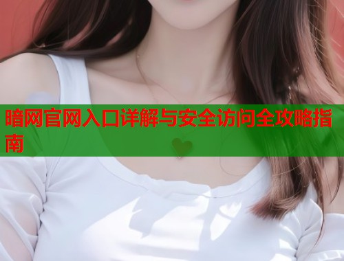 暗网官网入口详解与安全访问全攻略指南